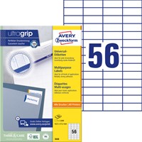 Etiket A4  52,5x 21,2mm 3668 ds/5600-2