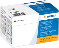 Etiket Herma rol 89x 42mm adres rol/250
