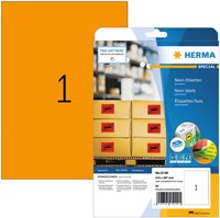 Etiket A4 210x297mm 5149 ds/20 fluor oranje