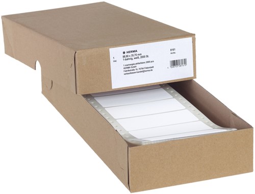 Etiket pinfeed  88,9x 35,7mm Herma 8161 1baans ds/2000