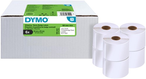 Etiket Dymo  54x101mm Badge rol/220 99014 ds/6 rol