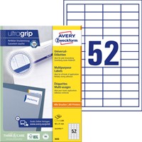 Etiket A4  48x 21mm 3650 ds/5200-2