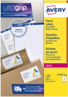 Etiket A4  99,1x139mm Avery L7169-250 laser ds/1000