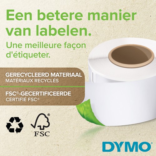 Etiket Dymo LabelWriter industrieel 104x159mm 1 rol á 200 stuks wit-3
