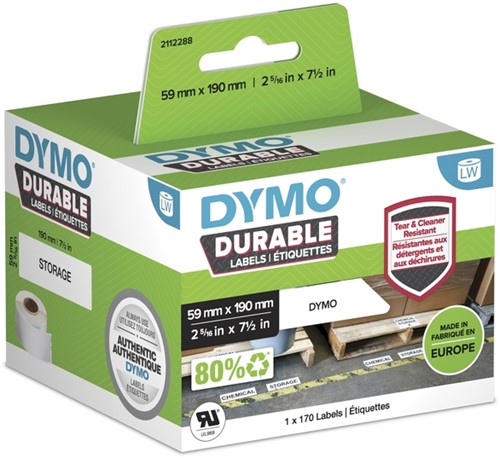Etiket Dymo  59x190mm 1933087 duurzaam rol/170