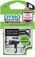 Dymotape D1 12mm wit op zwart duurzaam 1978365