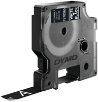 Dymotape D1 12mm wit op zwart duurzaam 1978365-3