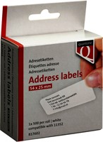 Labeletiket Quantore 11352 54x25mm adres wit 500 stuks-2