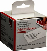 Labeletiket Quantore 99014 54x101mm adres wit-2