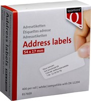 Etiket Brother  17x54mm mulltifunctioneel rol/400  DK-11204 Quantore