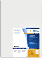 Etiket A3  297x 420mm Herma 8694 transparant ds/50-2