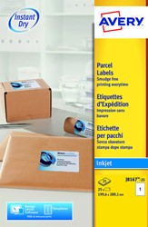 Etiket A4 199,6x289,1mm Avery J8167-25 inkjet ds/25