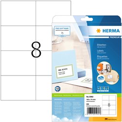 Etiket A4 105x 74mm Herma 5062 Premium ds/200