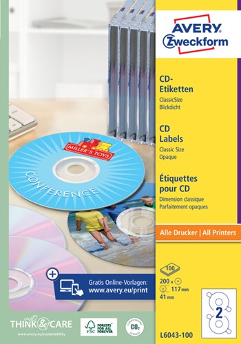 Etiket  CD L6043-100 ds/200