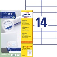 Etiket A4 105x 42,3mm 3653-200 ds/2800-2