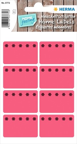 Etiket diepvries 26x40mm Herma 3772 rood pak/48
