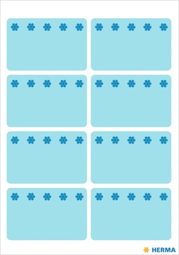 Etiket diepvries 26x40mm Herma 3773 blauw pak/48-2