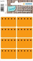 Etiket diepvries 26x40mm Herma 3774 oranje pak/48