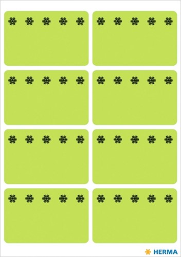 Etiket diepvries 26x40mm Herma 3775 groen pak/48-2