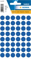 Etiket rond 12mm donkerblauw Herma 1853 240st
