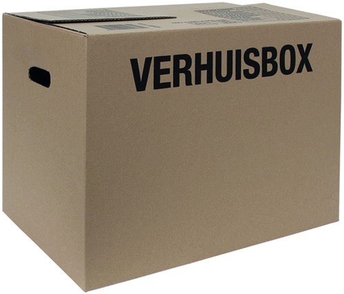 Verhuisdoos IEZZY 480x320x360mm bruin 25stuks