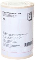 Waarschuwingsetiket Budget glas breekbaar 80mmx100m rood-2