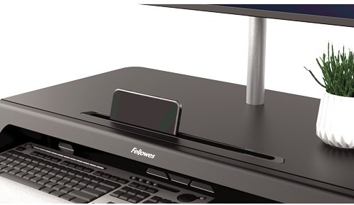 Meubel Fellowes Lotus™ LT Zit-Sta werkstation zwart-3