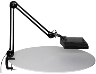 Loeplamp Maul Vitrum met tafellamp zwart-2