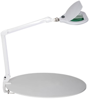 Loeplamp Maul Vitrum met tafellamp wit-2