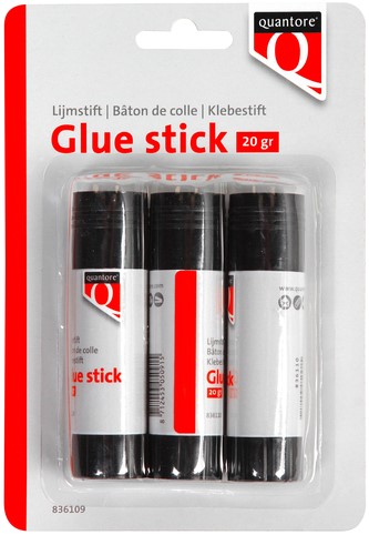 Lijmstift Quantore 2x20gr blister/2