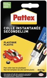 Lijm Pattex secondelijm All Plastic