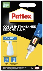 Lijm Pattex secondelijm  tube 3gr