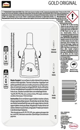 Lijm Pattex secondelijm gold-3