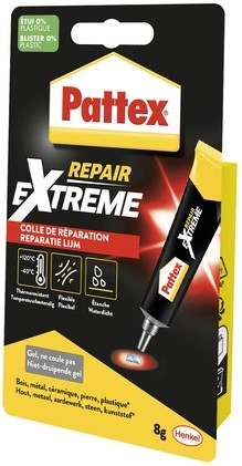 Alleslijm Pattex Repair Extreme tube 8gram op blister-2