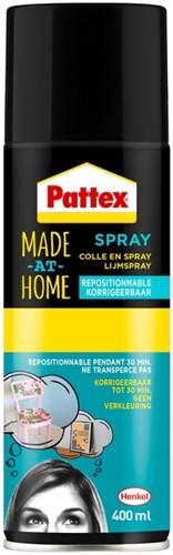 Lijm Pattex hobby spuitbus non-permanent 400ml