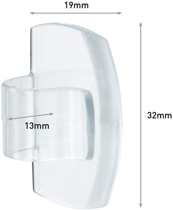 Bevestigingsstrip Command 3M 17017CLR kabelclips rond pk/4-2