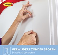 Bevestigingsstrip Command 3M 17091CLR ovale haken 900gram pk/2-3