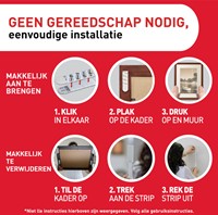 Bevestigingsstrip Command 3M 17202C 1.8kg wit-3