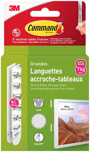 Bevestigingsstrip Command 3M 17206C 7.2kg wit