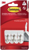 Bevestigingsstrip Command 3M 17067 3 draadhaken 225gram