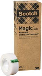 Plakband Scotch Magic 900 19mmx33m onzichtbaar mat