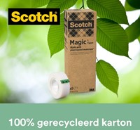 Plakband Scotch Magic 900 19mmx33m onzichtbaar mat-1