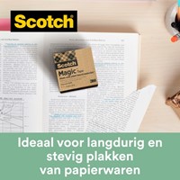 Plakband Scotch Magic 900 19mmx33m onzichtbaar mat-2
