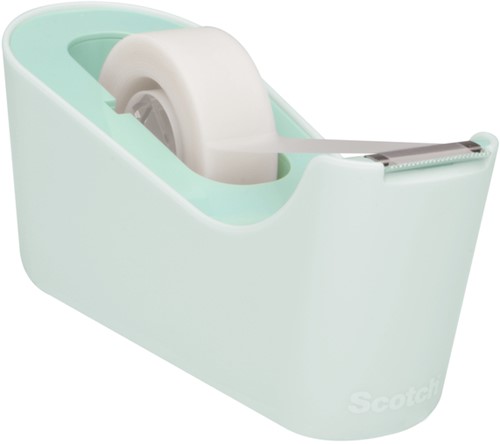 Plakbandhouder Scotch C18 met 4 rolletjes 19mmx33m mint-2