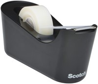 Plakbandhouder Scotch C18 met 1x 19mmx33m zwart-2