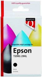 Inktcartridge Quantore alternatief tbv Epson 29XL T2991 zwart
