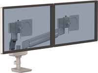 Monitorarm Fellowes Tallo compact dubbele arm zilver
