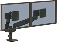 Monitorarm Fellowes Tallo compact dubbele arm zwart