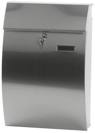 Brievenbus Tian mat rvs-2