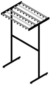 Garderobe-rek dubbelzijdig 38 haken waarvan 18 met jashaken-3